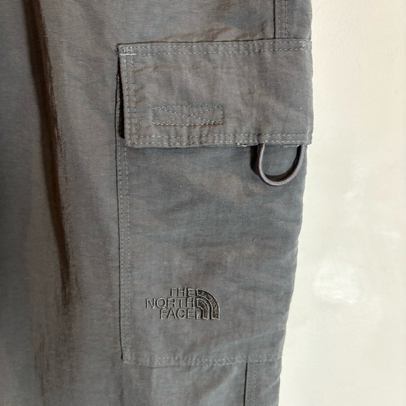 THE NORTH FACE Sz 8 Drawstring Hemline Hiking Walking Capri Pants with Pockets - Picture 3 of 10